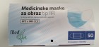 MEDICINSKE MASKE ZA OBRAZ - Tip IIR, modre, slovenski proizvajalec 8,40€